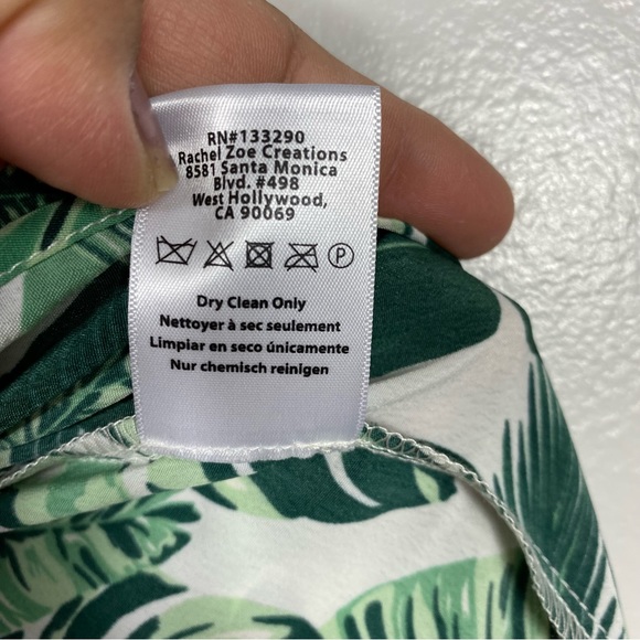 Rachel Zoe tropical print Kimono duster/ beach cover up - Picture 10 of 11